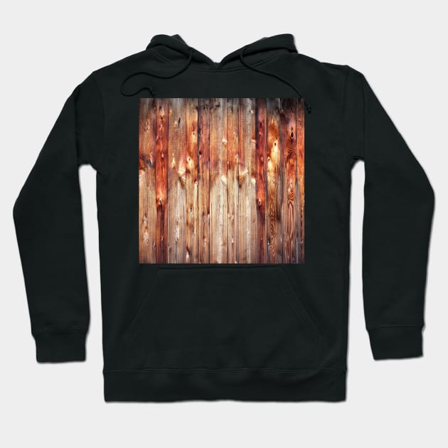 rustic grunge western country red barn wood Hoodie by Tina